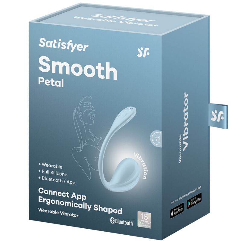 Stimulateur de Point G Satisfyer Pétale Lisse Bleu Ciel