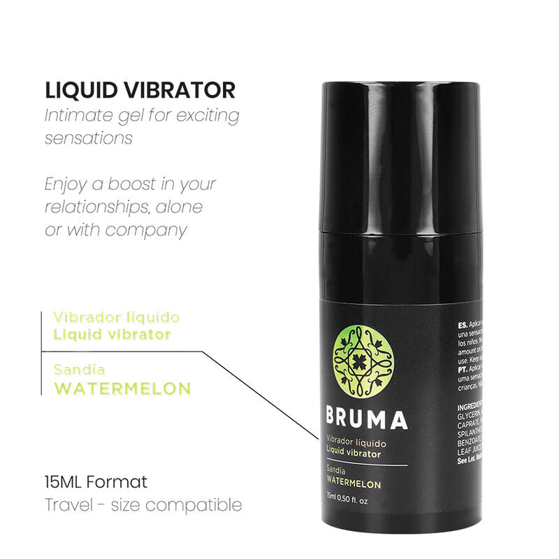 Vibromasseur Liquide Pastèque Bruma 15 ml