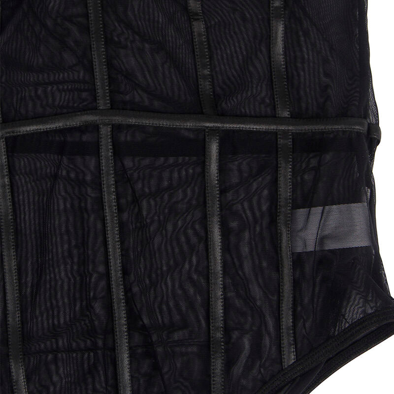 Body Bretelles Chaîne Noir Subblime