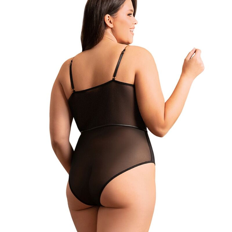 Body Bretelles Chaîne Noir Subblime