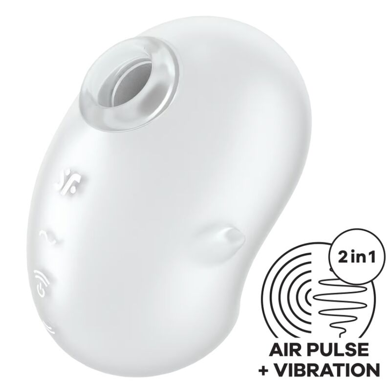 Vibromasseur Cutie Ghost Satisfyer - Blanc