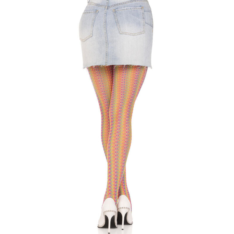Collants au crochet multicolore – Leg Avenue