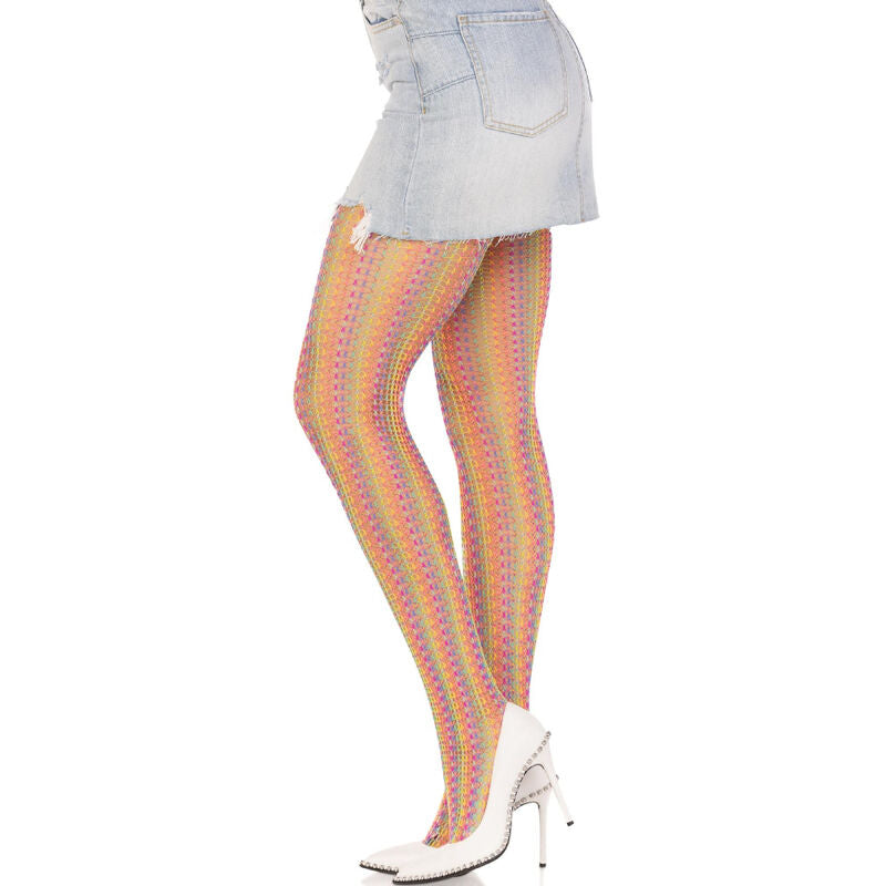 Collants au crochet multicolore – Leg Avenue