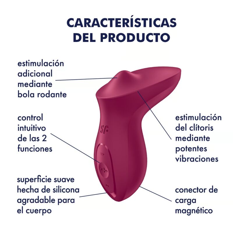 Vibromasseur Exciterrr Lay-On Satisfyer - Plaisir Intense