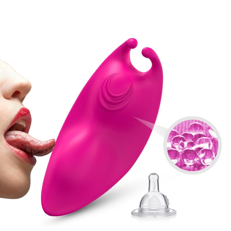 Culotte vibrante Honeybee G-Spot télécommande fuchsia