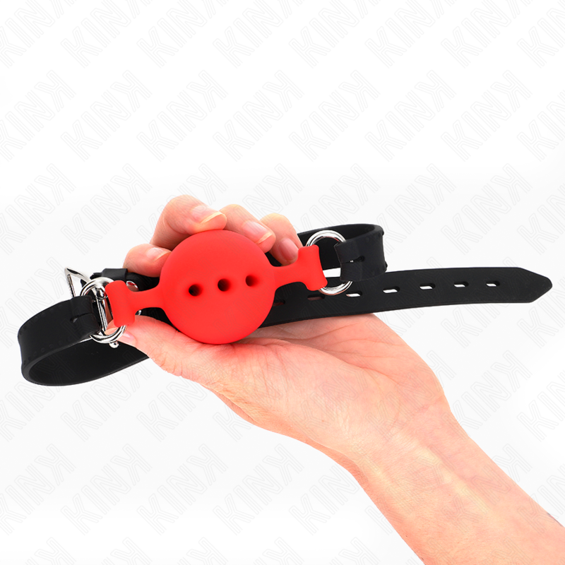 Bâillon entièrement en silicone KINK