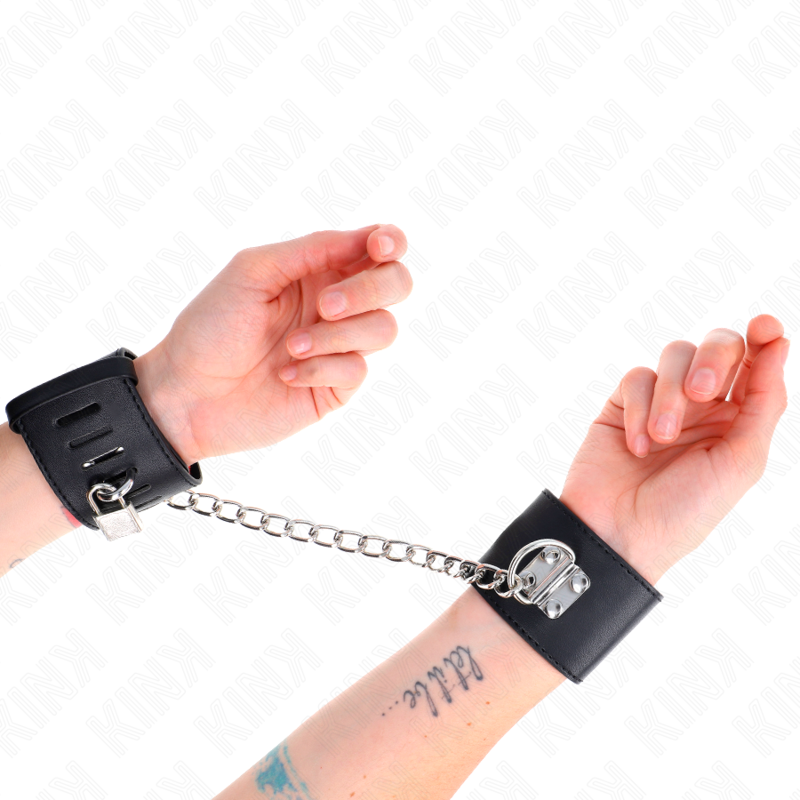 Appui-poignets fixes avec chaîne et cadenas