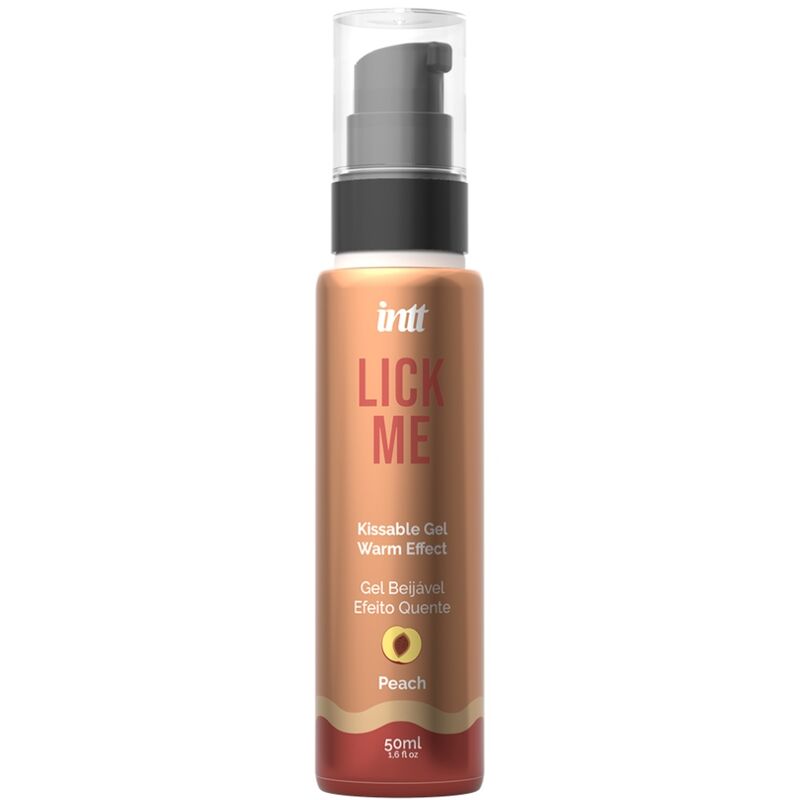 Gel comestible Lick Me Peach effet chaleureux 100 ml