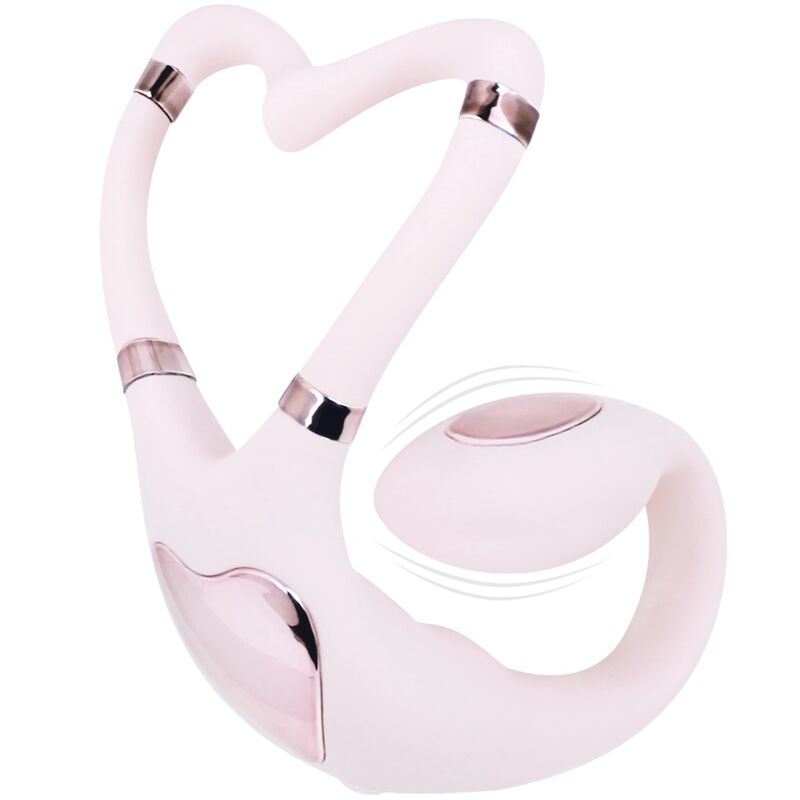 Couple Secrets II Double Stimulation Rose Adrien Lastic