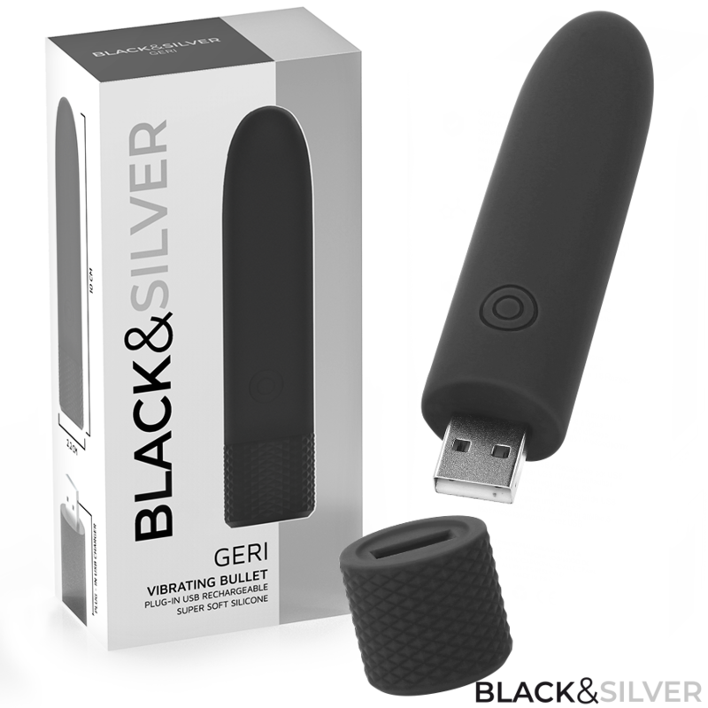 Geri Bullet Vibrant Rechargeable USB Noir