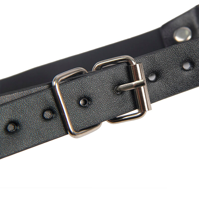 Pinces à Seins en Cuir Noir