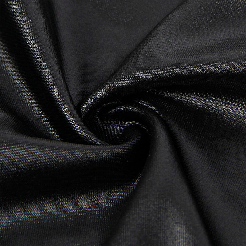 Robe Bondage en Cuir Noir