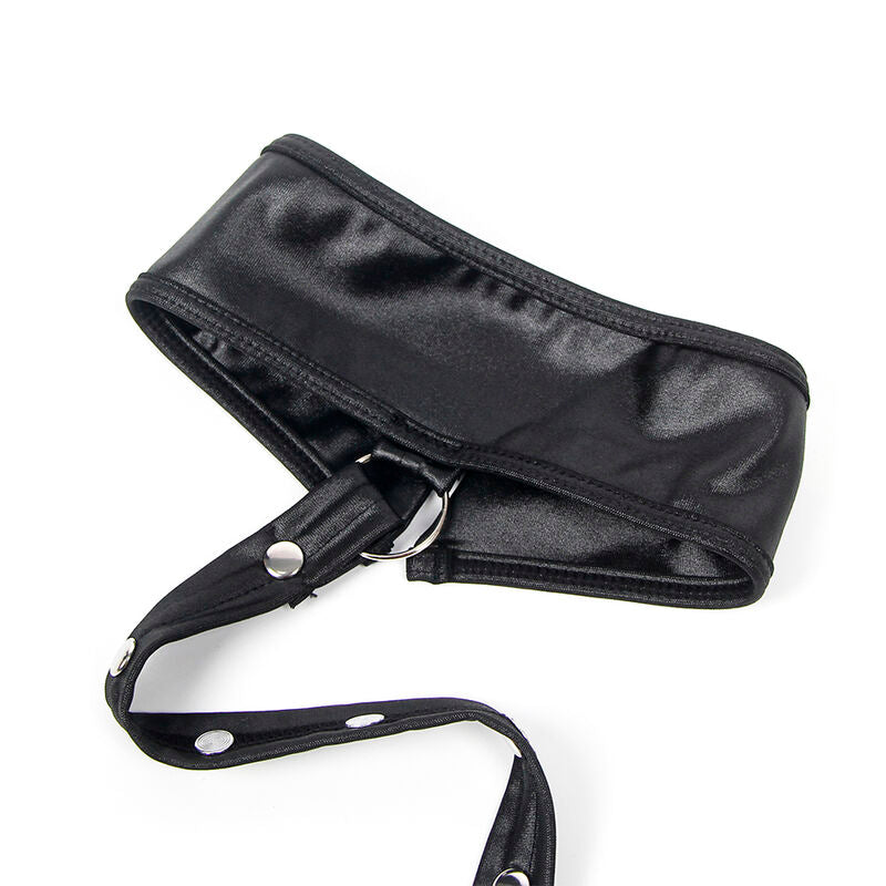 Robe Bondage en Cuir Noir