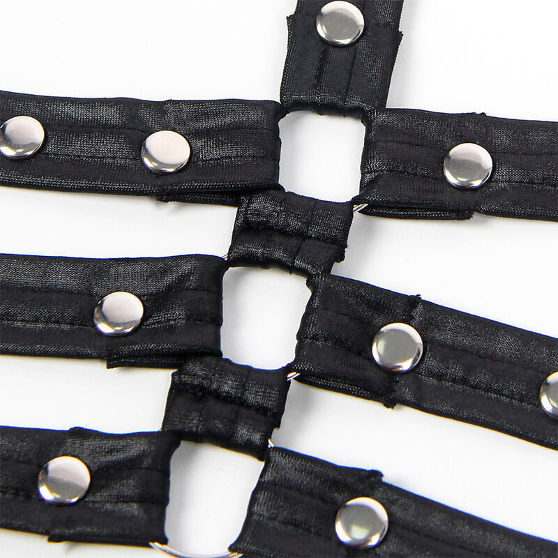 Body Bondage en Cuir Noir – Sublime Séduction et Domination