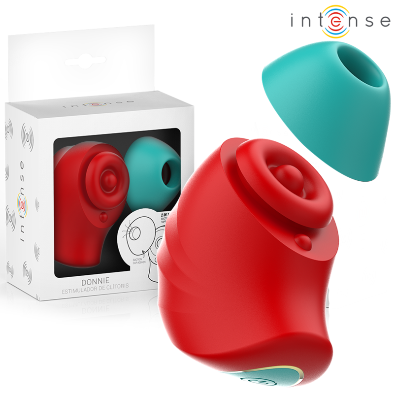 Donnie – Stimulateur clitoridien intense rouge/vert