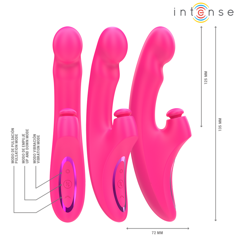 Vibromasseur EMI 3 en 1 – Vibration, Aspiration et Stimulation