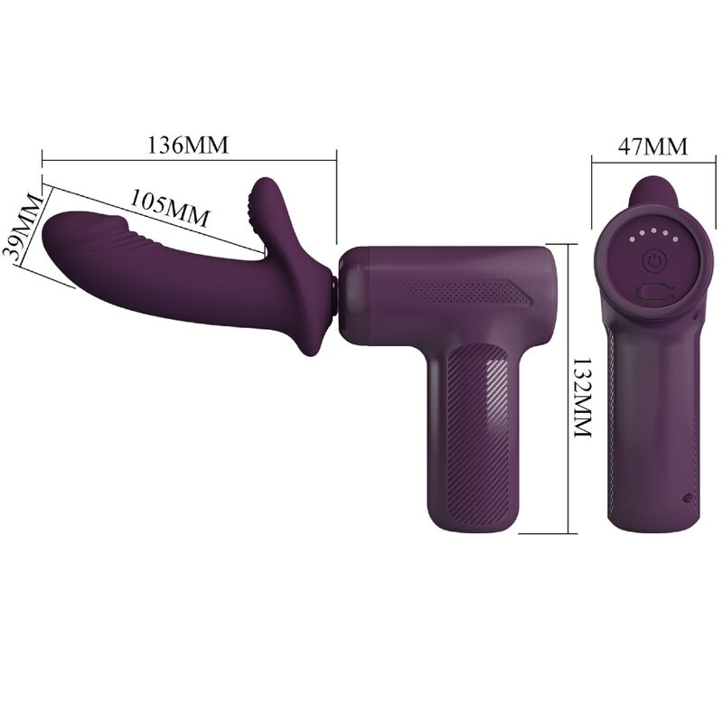 Masseur DJ Scholar 5 Réglages Violet Pretty Love
