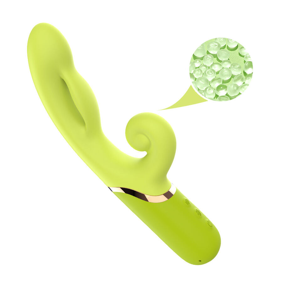 Vibromasseur gonflable point A vert intense