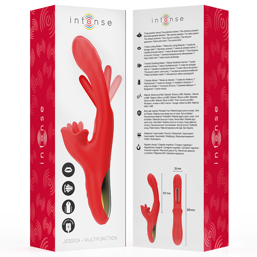 Vibromasseur Jessica Multifonction – Stimulation Complète