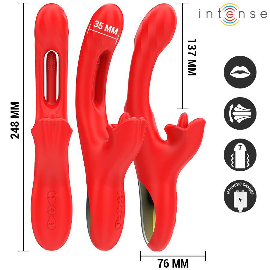 Vibromasseur Jessica Multifonction – Stimulation Complète