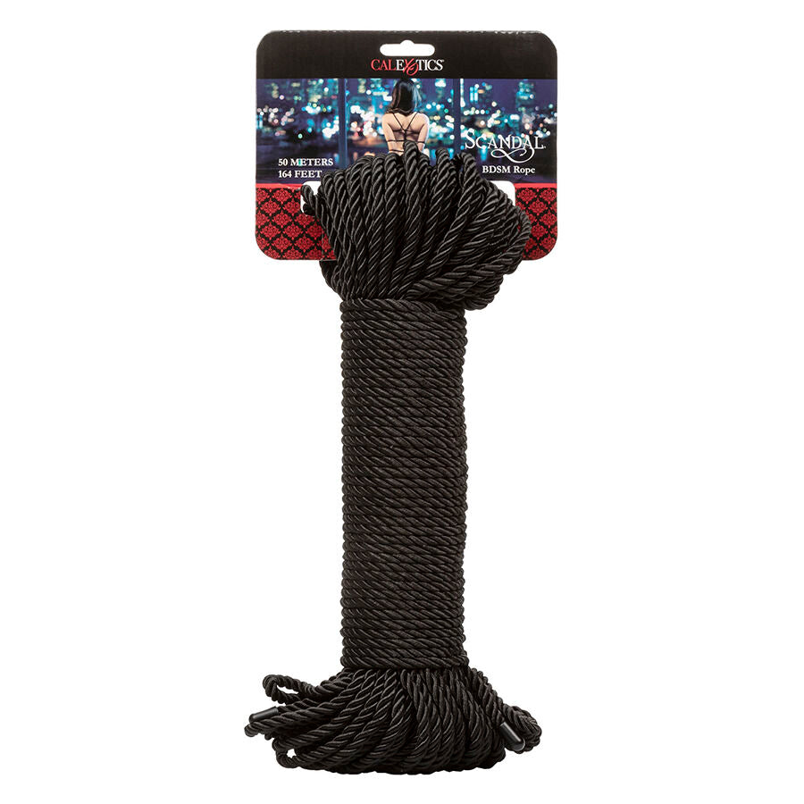 Corde BDSM noire Scandal 50 m