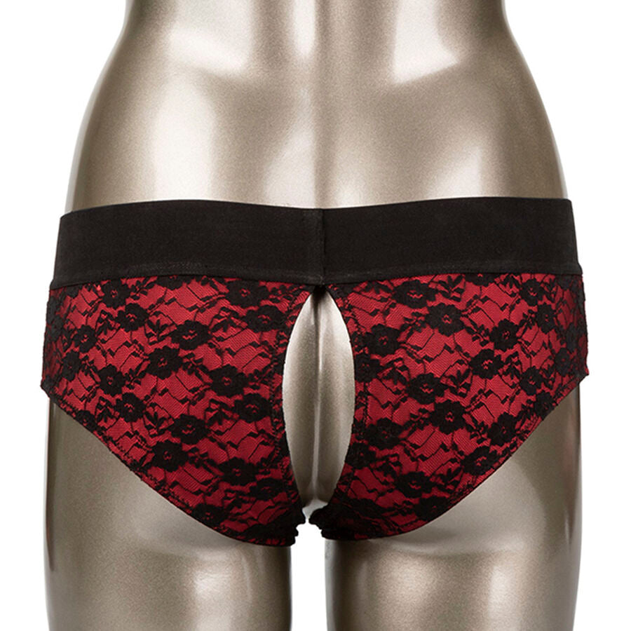 Ensemble culotte Scandal sans entrejambe avec gode de CalExotics
