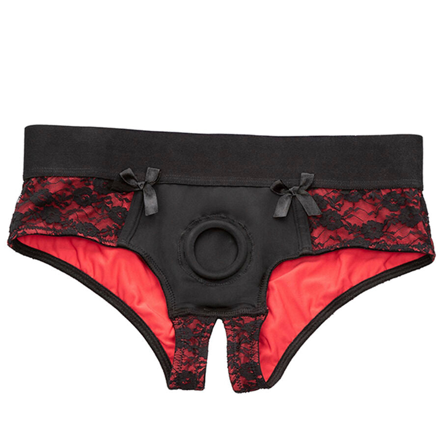 Ensemble culotte Scandal sans entrejambe avec gode de CalExotics