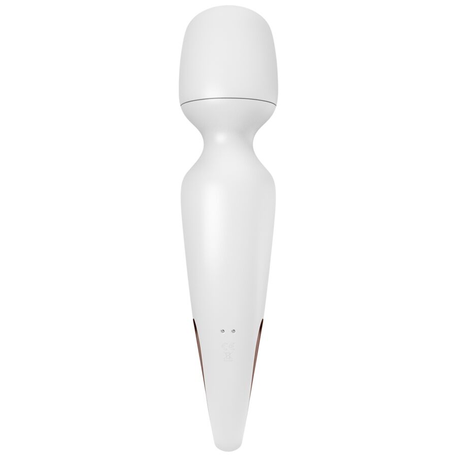 Satisfyer Wand Erland Blanc – Masseur vibrant 50 modes
