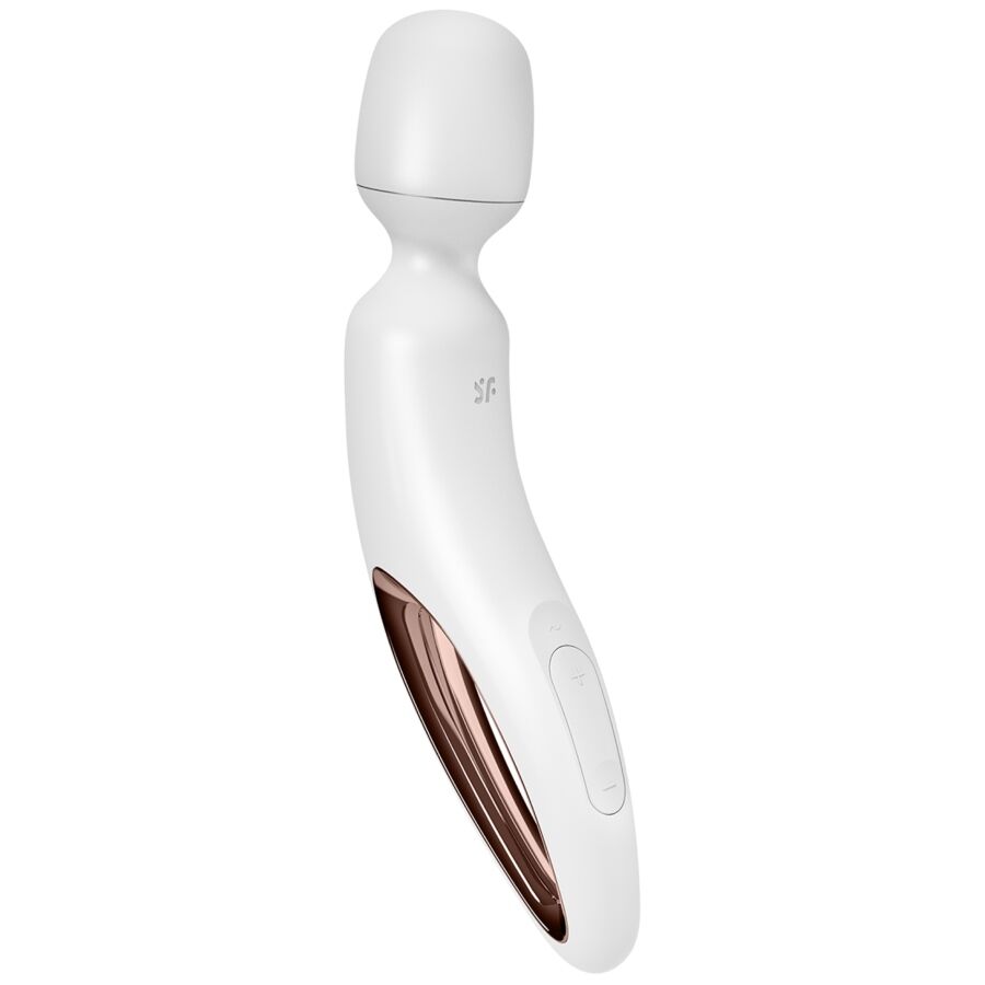 Satisfyer Wand Erland Blanc – Masseur vibrant 50 modes