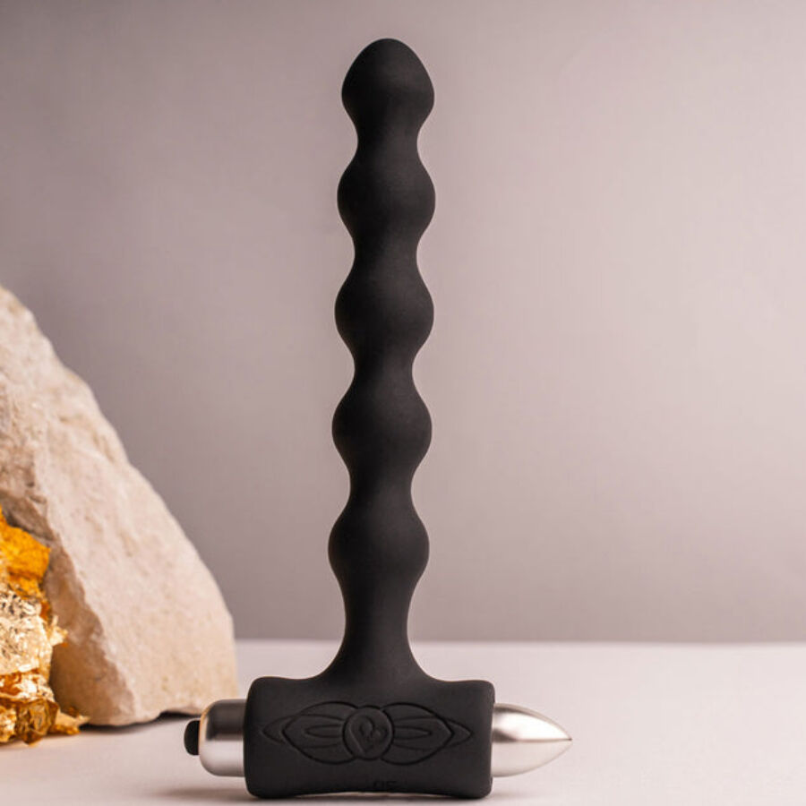 Plug anal perlé Pearls noir