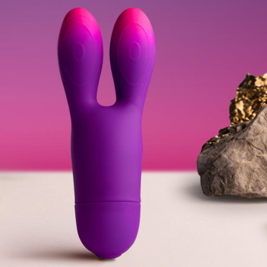 Vibromasseur flexible Bunny Glo-Girl violet