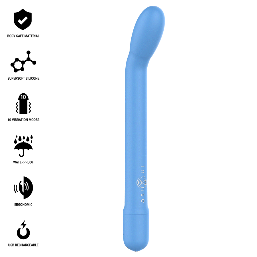 Stimulateur Point G Bleu – Plaisir Intense Rechargeable