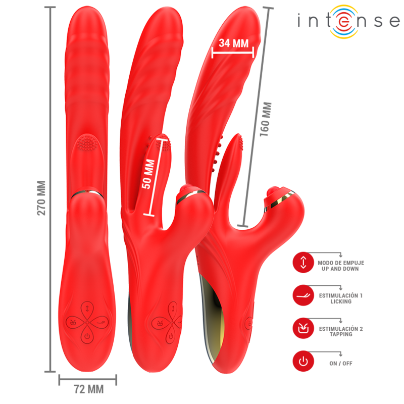 Vibromasseur Rosalia 3 en 1 – Plaisir Ultime