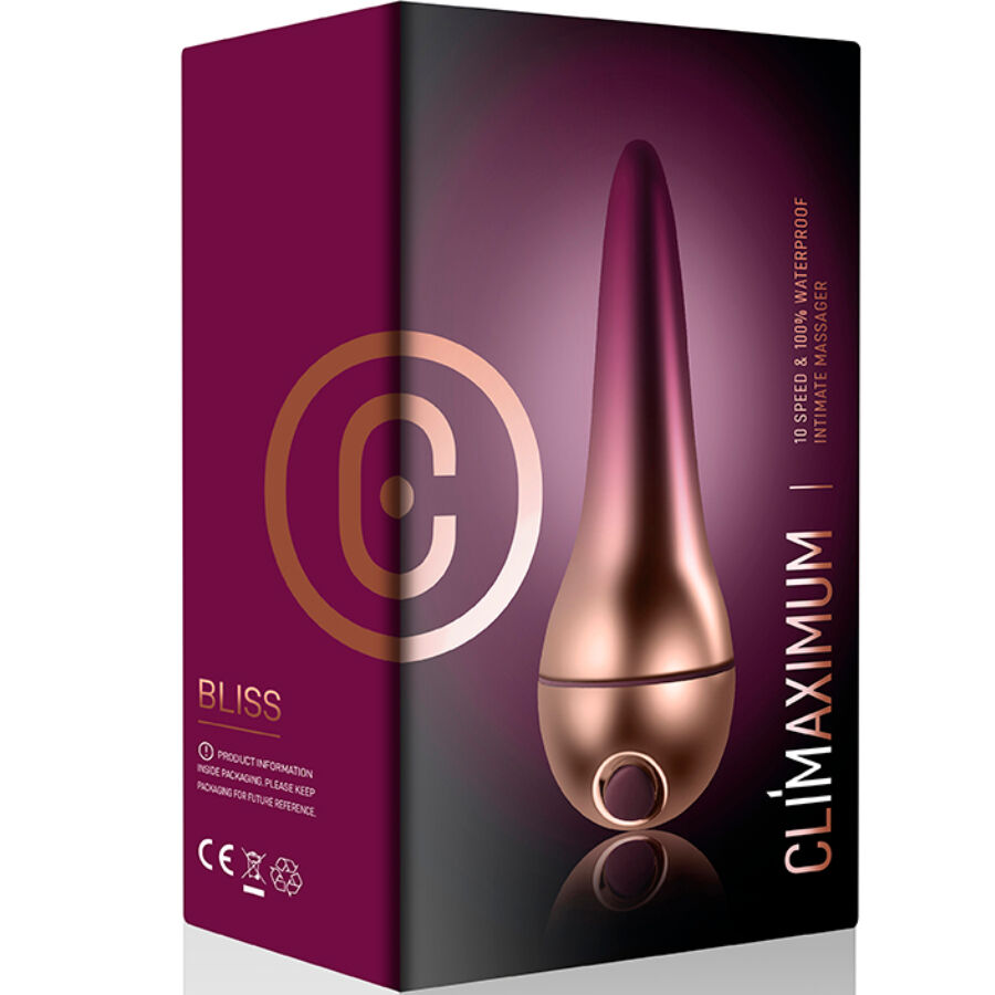 Vibromasseur Discret Bliss – 10 Vitesses Intenses