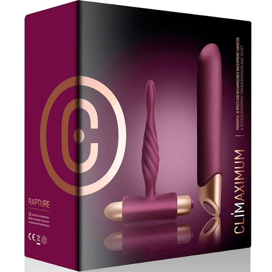 Kit Rapture – Vibromasseur + plug anal débutant