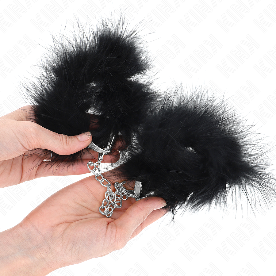 Manchettes en plume KINK – Style et sensualité BDSM