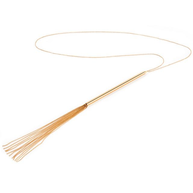 Collier Chaîne et Fouet Métal Magnifique Bijoux Indiscrets