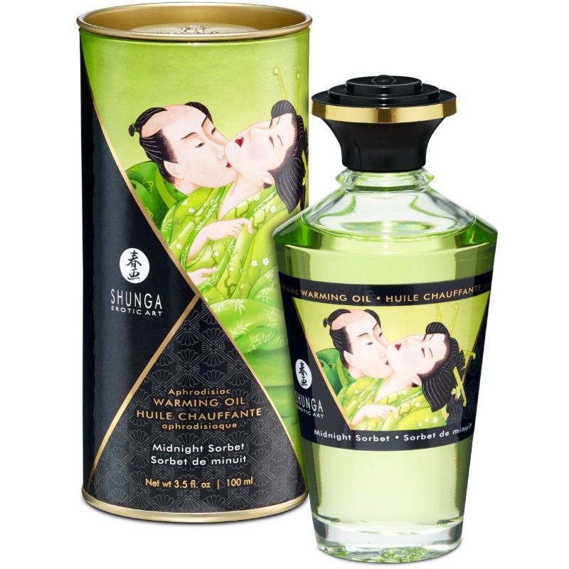 Huile de massage effet chaleur sorbet de minuit 100 ml