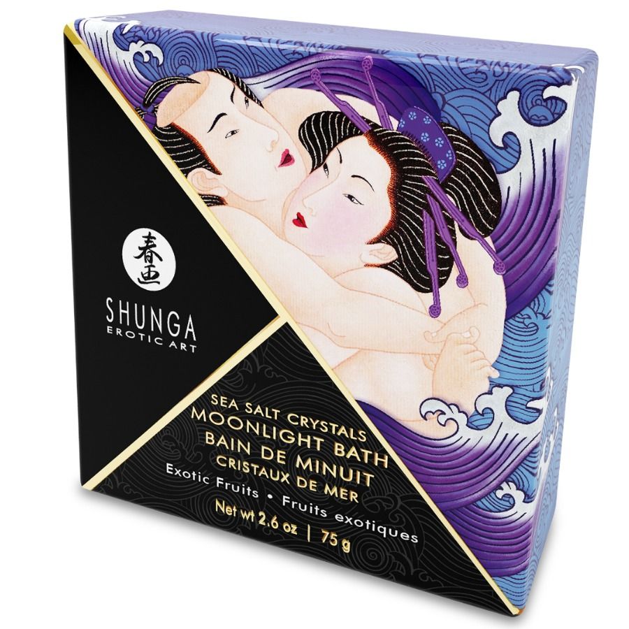 Sels de Bain Shunga Goût Violet Exotique 75 g