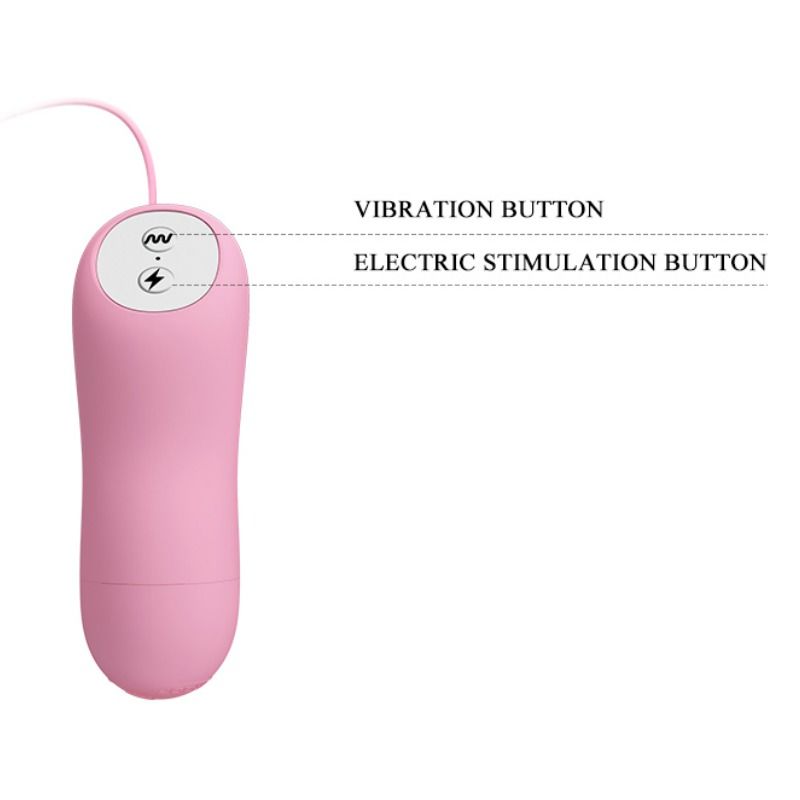 Pinces à Tétons Vibrantes avec Électrochoques - Baile