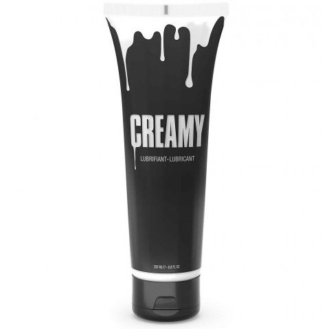 Lubrifiant crème Creamy Cum 250 ml - Texture sperme