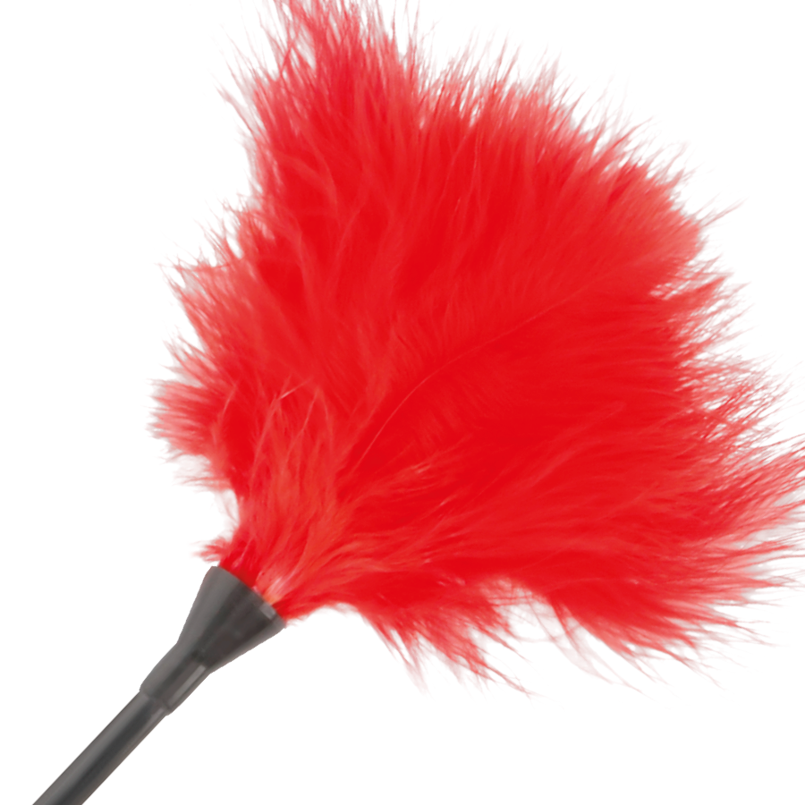 Plume Sensuelle Rouge Darkness - 42 cm