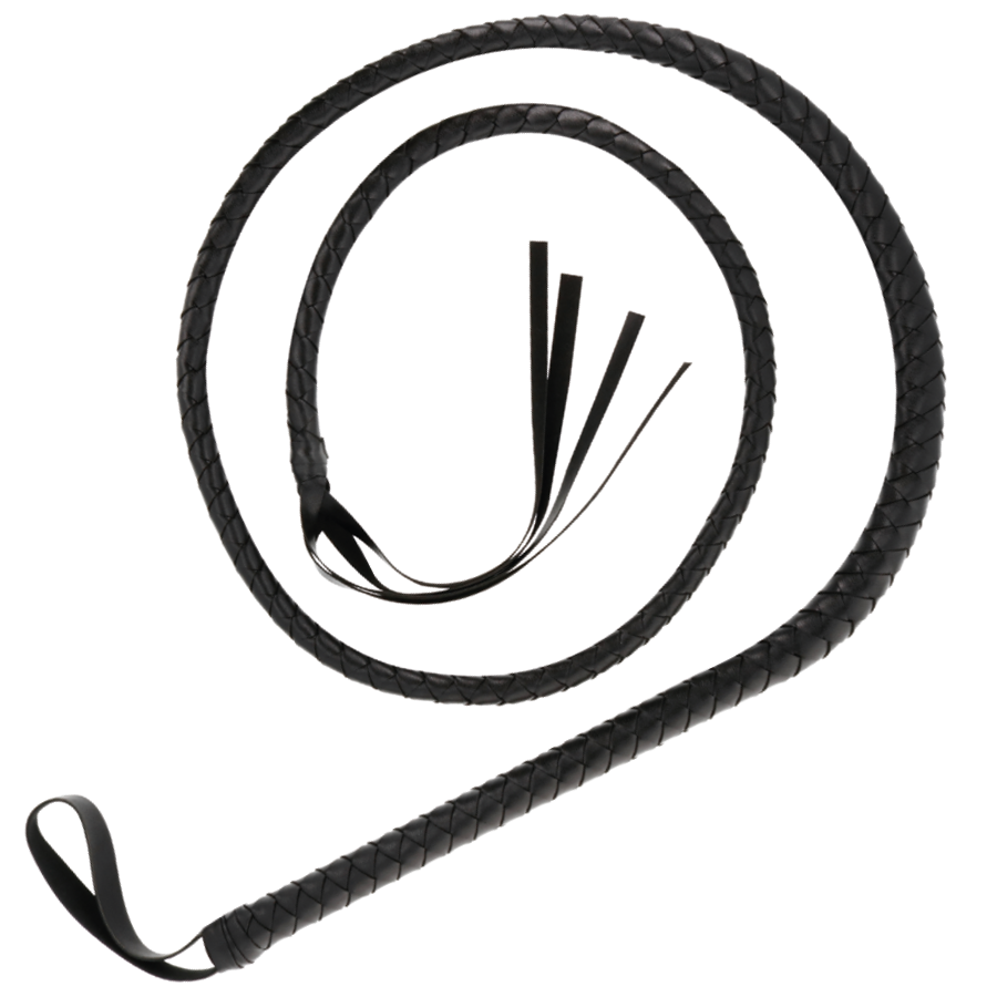 Fouet Long Noir 210 cm