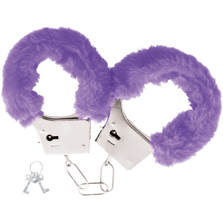 Menottes Pleasure Furry Violet Darkness