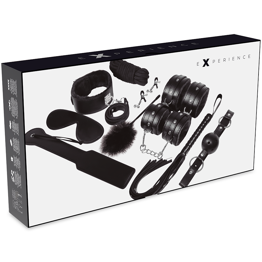 Kit BDSM Série Noire Experience - Plaisir Intensif