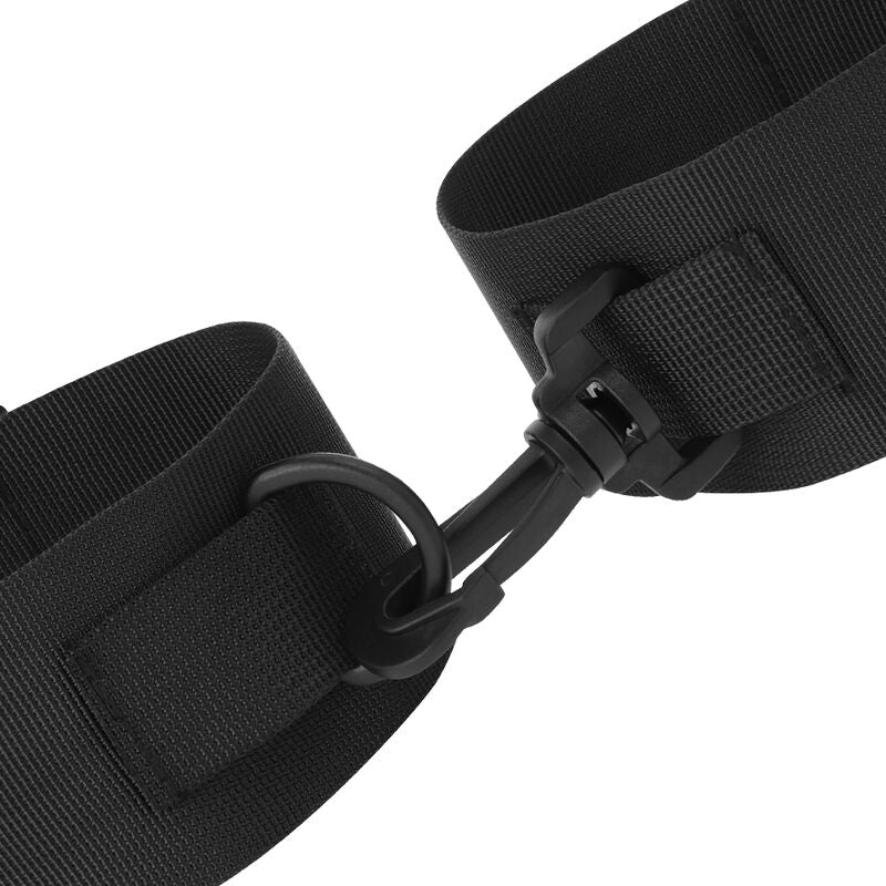 Menottes Chevilles Nylon Noires pour Débutants