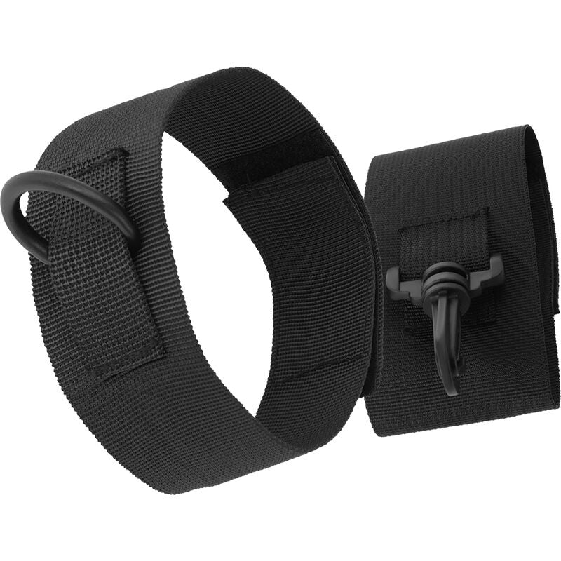 Menottes Chevilles Nylon Noires pour Débutants