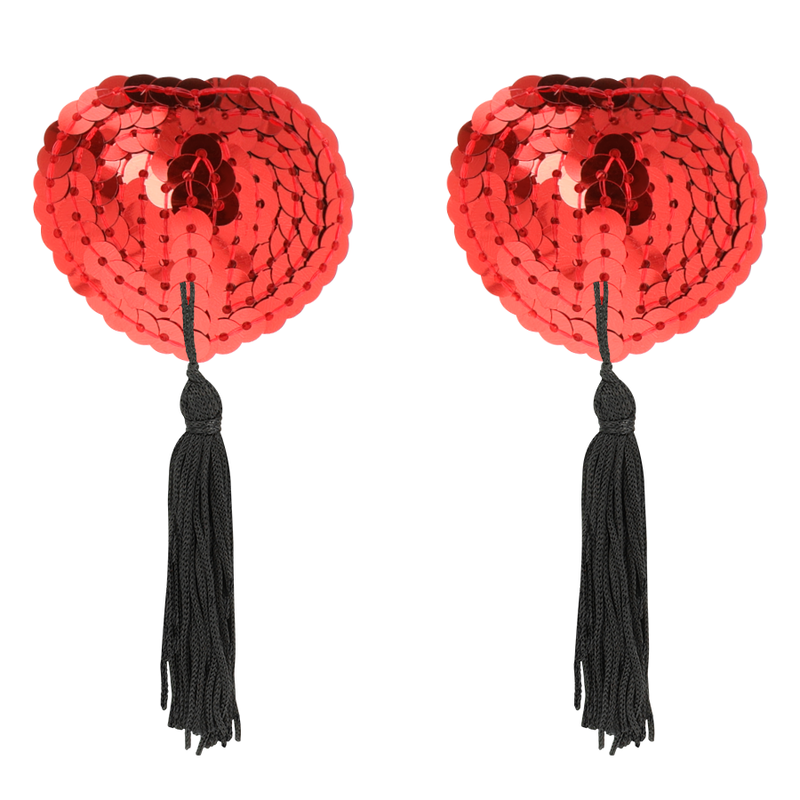 Cache-tétons Rouge Coquette Chic Désir