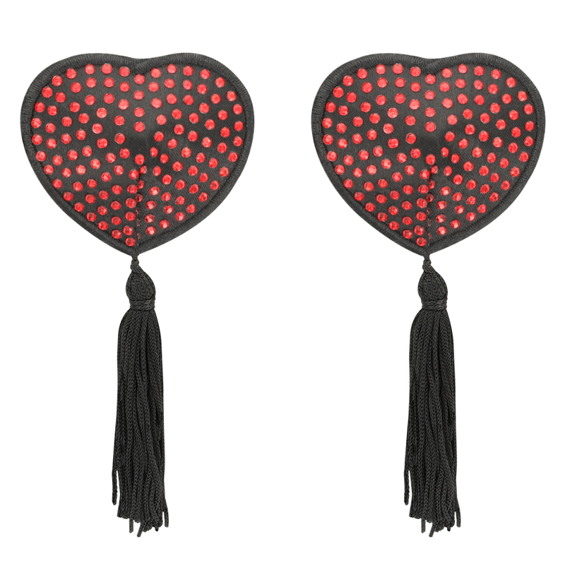 Cache-Tétons Coquette Chic Désir - Rouge / Noir