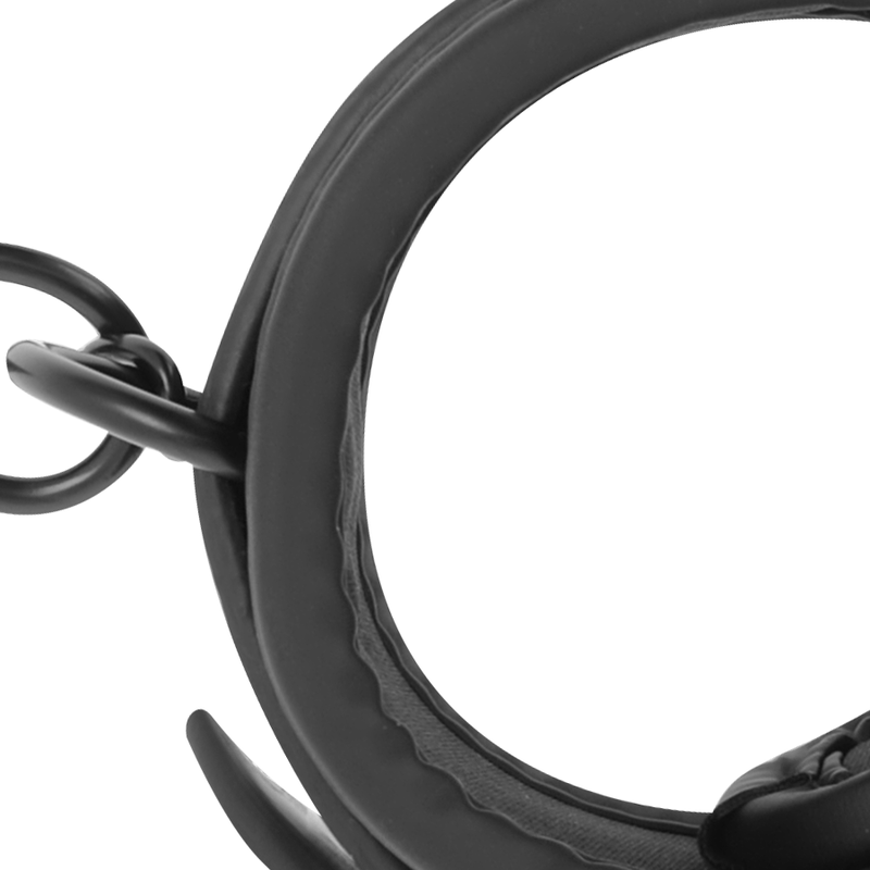 Menottes en Cuir Végétalien Fetish Submissive